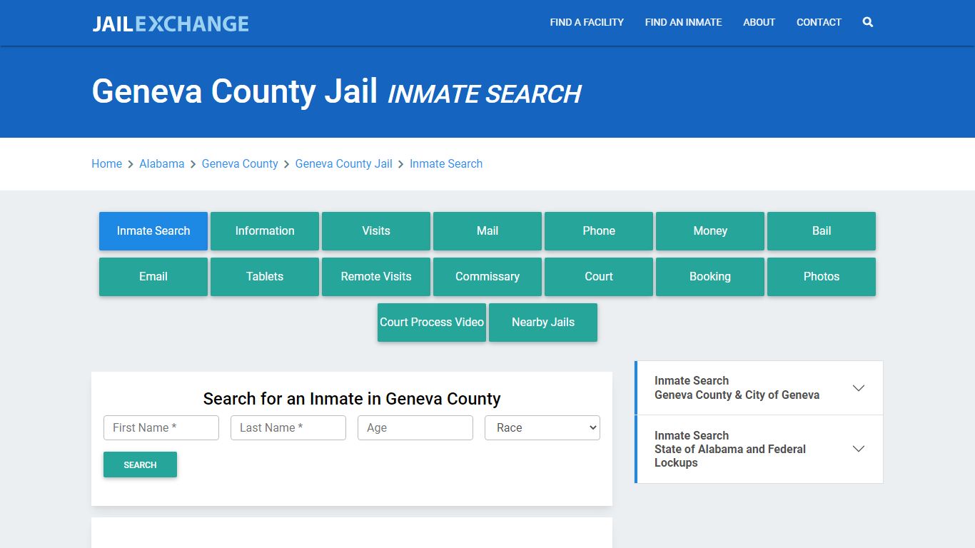 Geneva County Jail, AL Inmate Search: Roster & Mugshots