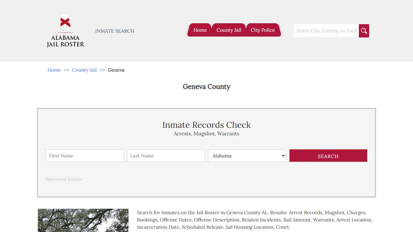 Geneva County - Alabama Jail Inmate Search