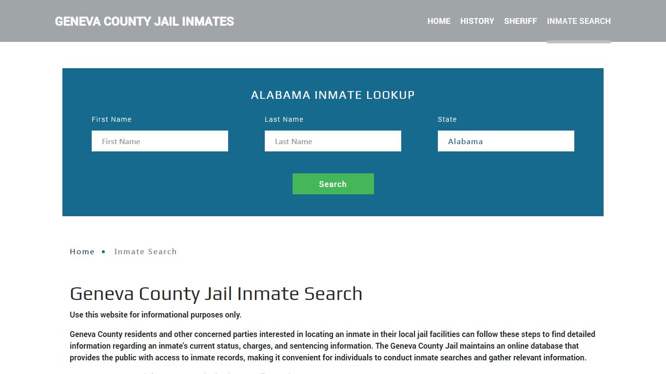 Geneva County, AL Detainee Lookup