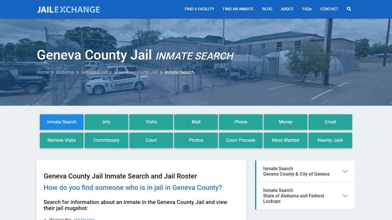 Inmate Search: Roster & Mugshots - Geneva County Jail, AL