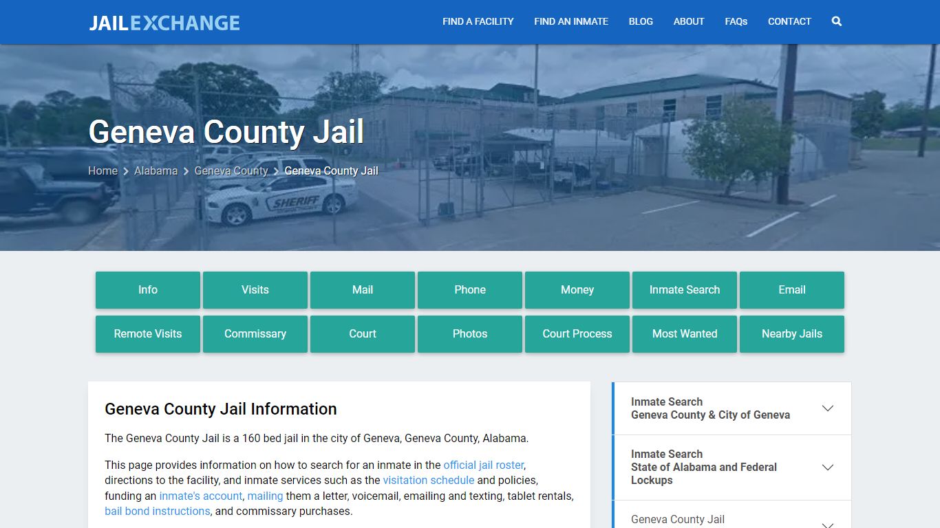 Geneva County Jail, AL Inmate Search, Information